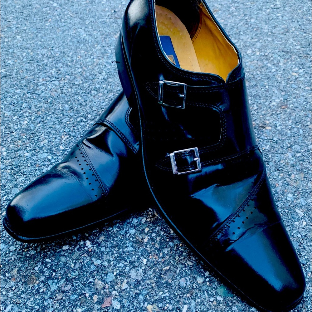 Giorgio brutini monk strap shoes